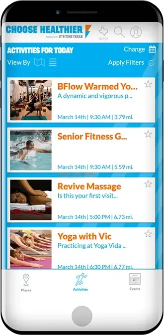 Choose Healthier App: The Solution, mobile view 1