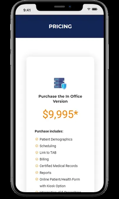 Crystal Practice Management: The Solution, mobile view 3