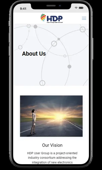 HDP User Group International Inc.: The Solution, mobile view 3