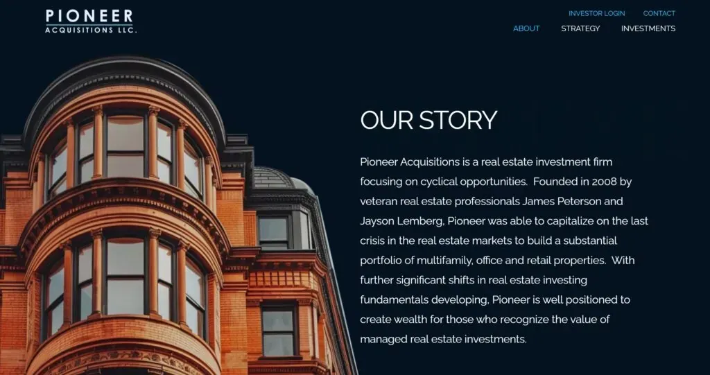 Pioneer Acquisitions: The Solution